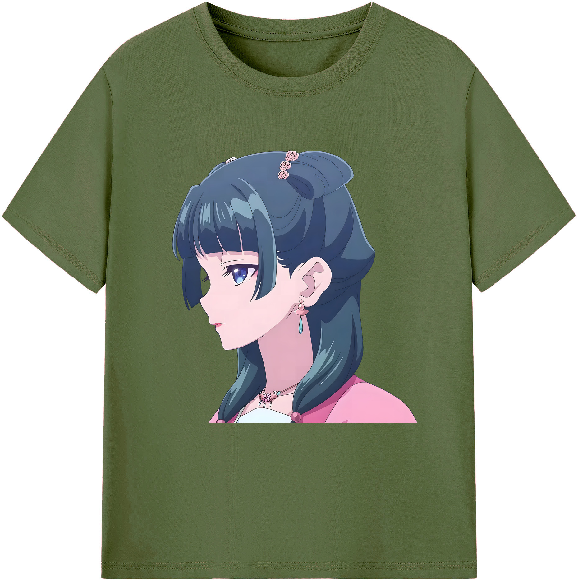 （画像用） 薬屋のひとりごと The Apothecary Diaries 綿100％半袖Tシャツ（フロントプリント）